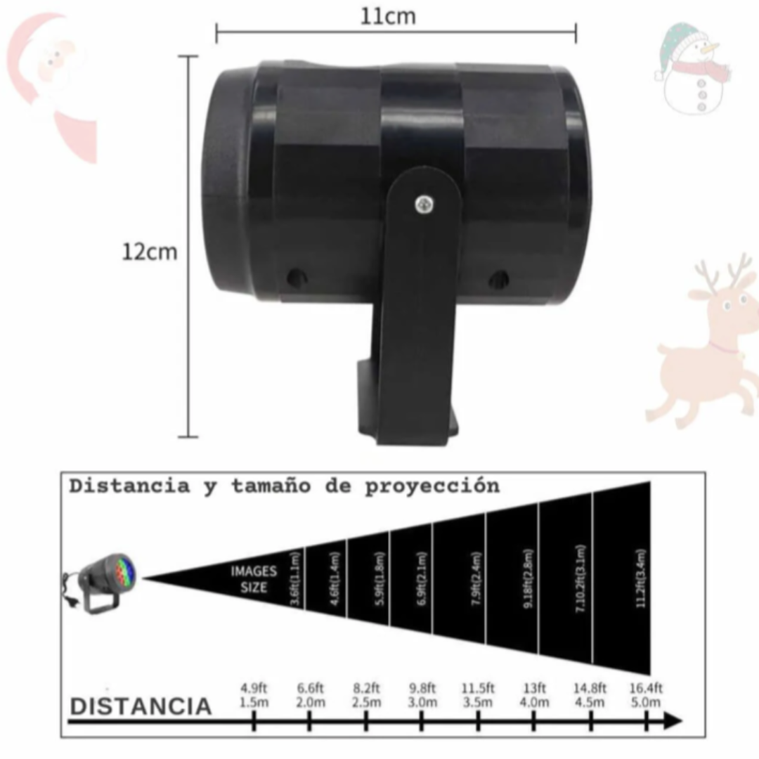 Nuevo Proyector de Luces Mágicas de Navidad