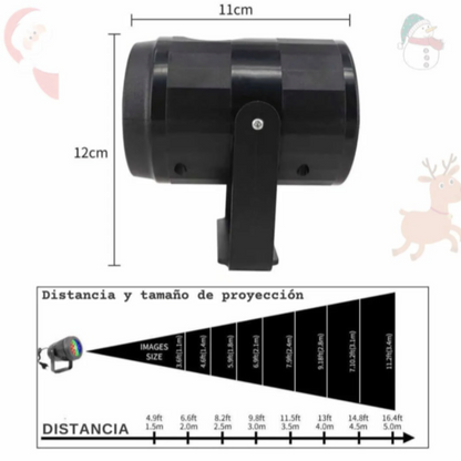 Nuevo Proyector de Luces Mágicas de Navidad