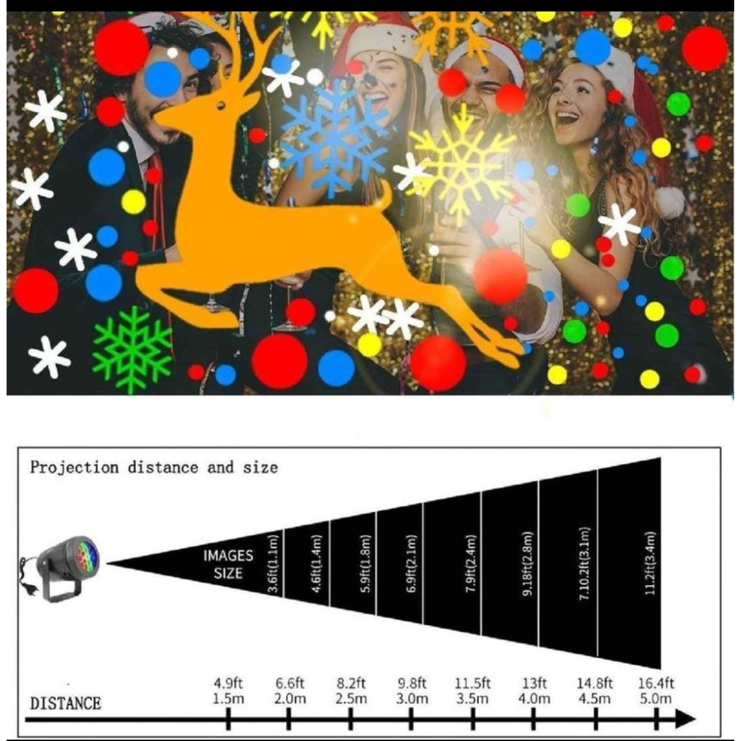 Nuevo Proyector de Luces Mágicas de Navidad